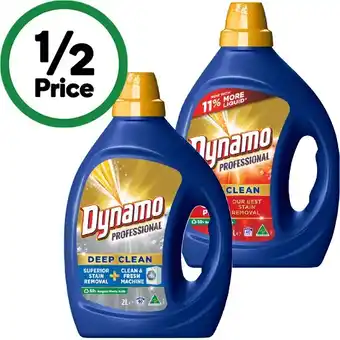 Woolworths Dynamo Laundry Liquid 2 Litre offer