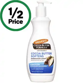 Woolworths Palmer’s Cocoa Butter Formula Body Lotion 400ml offer