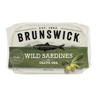 Woolworths Brunswick Sardines 106g offer