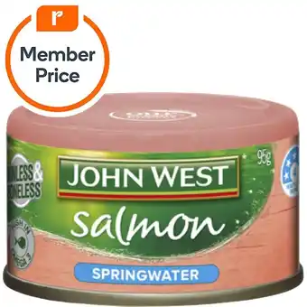Woolworths John West Salmon Tempters 95g offer