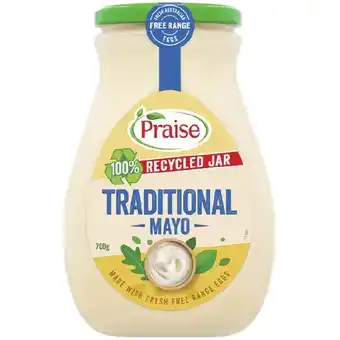 Woolworths Praise Mayonnaise Traditional Creamy 700g offer