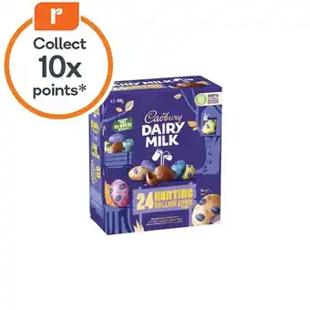 Woolworths Cadbury Dairy Milk Hunting Eggs 408g Pk 24 offer