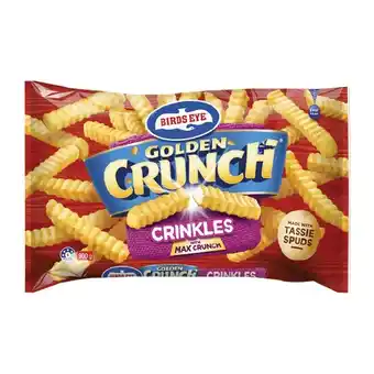 Woolworths Birds Eye Golden Crunch Chips 900g offer