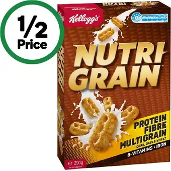 Woolworths Kellogg’s Nutri-Grain 290g offer