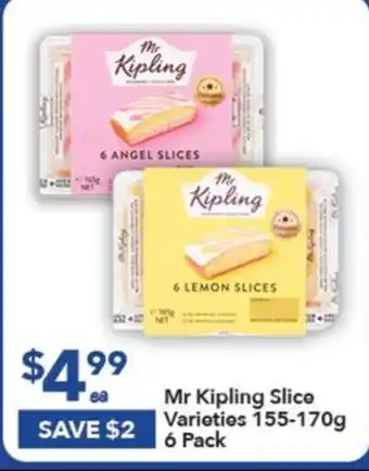 Ritchies Mr Kipling Slice Varieties 155-170g offer
