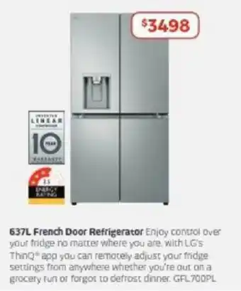 Retravision 637L French Door Refrigerator offer