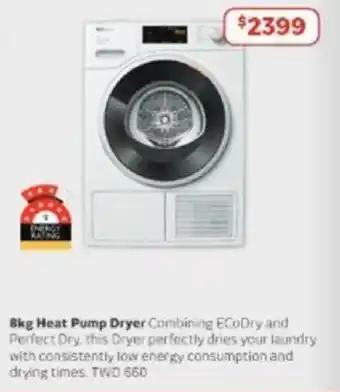 Retravision 8kg Heat Pump Dryer offer