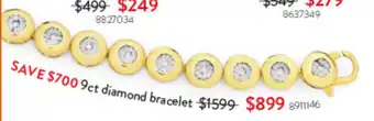 Goldmark 9ct ring with 10 points of diamonds offer