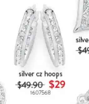 Goldmark silver cz pendant offer