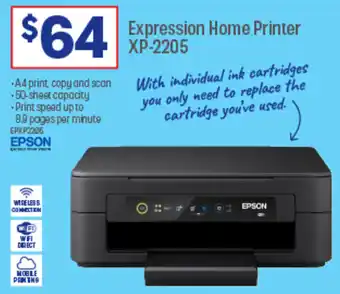 Officeworks Expression Home Printer XP 2205 offer