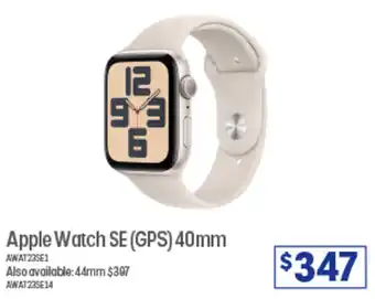 Officeworks Apple Watch SE GPS 40mm offer