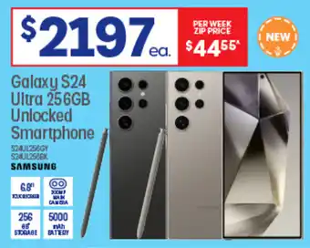 Officeworks Galaxy S24 Ultra 256GB Unlocked Smartphone offer