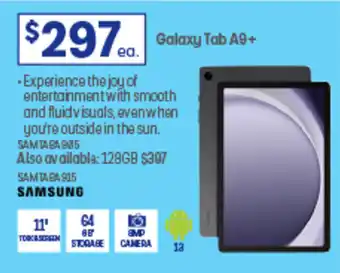 Officeworks Galaxy Tab A9+ offer