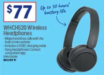 Officeworks WHCH520 Wireless Headphones offer