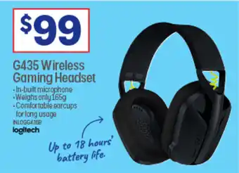 Officeworks G435 Wireless Gaming Headset offer