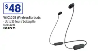 Officeworks WIC100B Wireless Earbuds offer