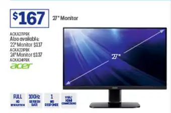 Officeworks 27 Monitor offer