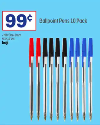 Officeworks Ballpoint Pens 10 Pack offer