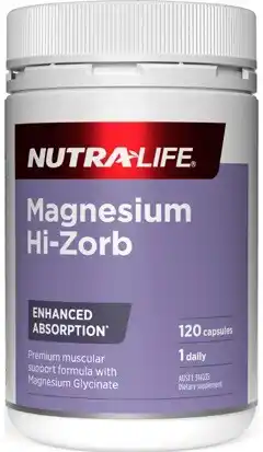 Discount Drug Stores Nutra-Life Magnesium Hi-Zorb 120 Capsules offer
