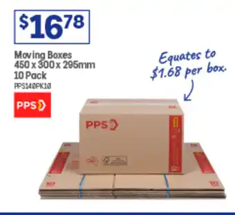 Officeworks Moving Boxes offer