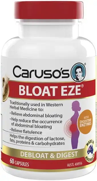 Discount Drug Stores Caruso's Bloat EZE 60 Capsules offer