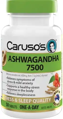 Discount Drug Stores Caruso's Ashwagandha 7500 50 Tablets offer