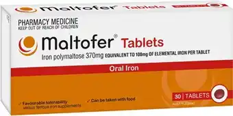 Discount Drug Stores Maltofer Oral Iron 30 Tablets offer