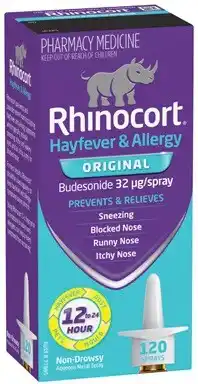 Discount Drug Stores Rhinocort Hayfever & Allergy Original Nasal Spray 120 Sprays offer
