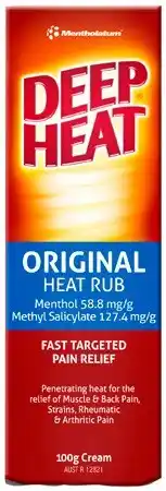 Discount Drug Stores Deep Heat Original Heat Rub 100g offer