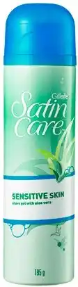Gillette Satin Care Sensitive Shave Gel 195g