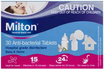 Milton Antibacterial 30 Tablets