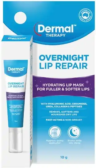 Discount Drug Stores Dermal Therapy Overnight Lip Repair 10g offer