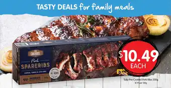 Spudshed Tulip Pre-Cooked Pork Ribs 550g offer