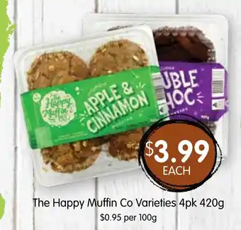 The Happy Muffin Co Varieties 4pk 420g