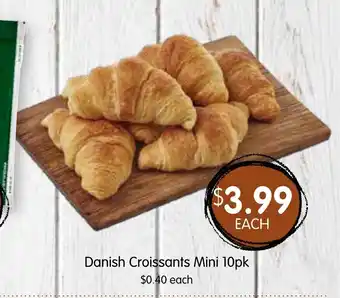 Danish Croissants Mini 10pk