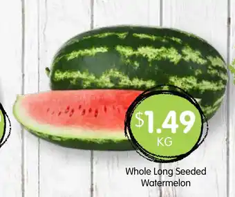 Spudshed Whole Long Seeded Watermelon offer