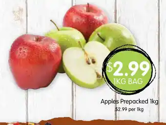 Spudshed Apples Prepacked 1kg offer