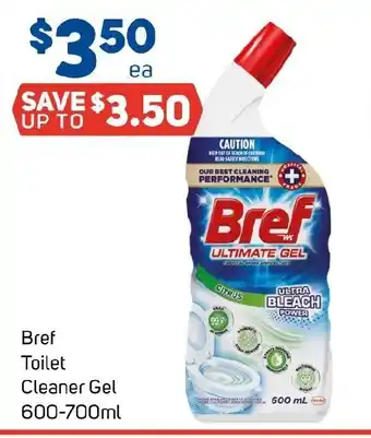 Foodland Bref Toilet Cleaner Gel 600-700ml offer