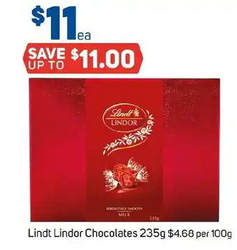 Foodland Lindt Lindor Chocolates 235g offer