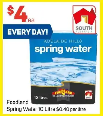 Foodland Foodland Spring Water 10 Litre offer