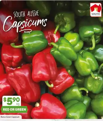 Foodland Red or Green Capsicum offer