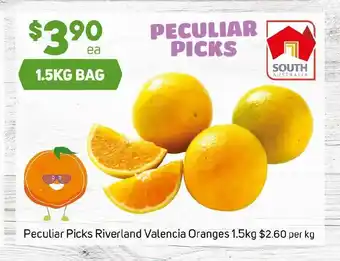Foodland Peculiar Picks Riverland Valencia Oranges 1.5kg offer