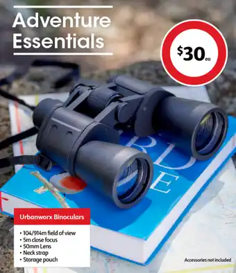 Coles Urbanworx Binoculars offer