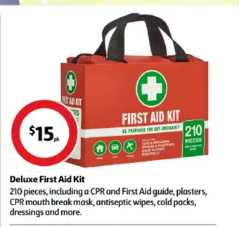 Coles Deluxe First Aid Kit offer