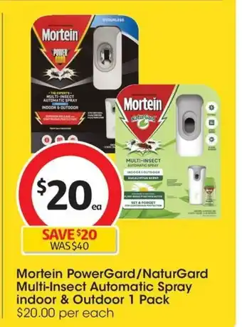 Mortein PowerGard/NaturGard Multi-Insect Automatic Spray indoor ...