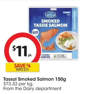 Coles Tassal Smoked Salmon 150g offer