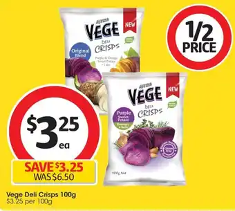 Coles Vege Deli Crisps 100g offer