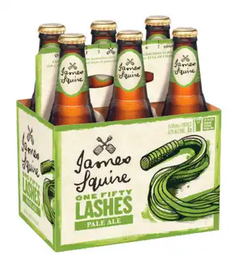 James squire 150 lashes pale ale bottles 6x345ml