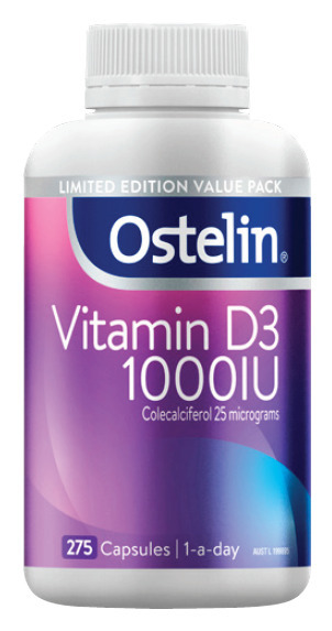 Discount Drug Stores Ostelin vitamin d3 1000iu 275 capsules offer