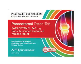Discount Drug Stores Paracetamol osteo-tab 96 tablets pack offer